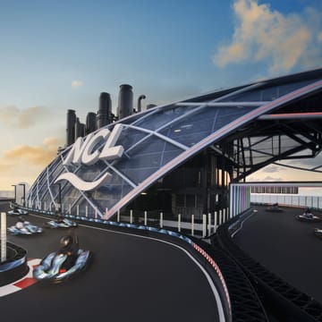 go-kartbane på skib