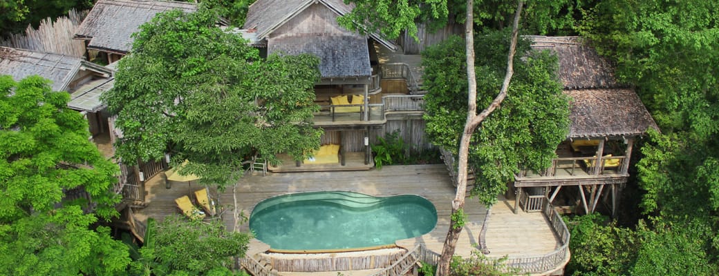 Thailand Koh Kood Soneva Kiri 1 Bedroom Bayview Villa Suite Set Ovenfra