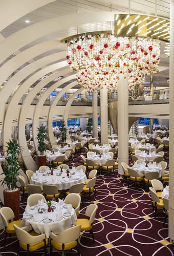 HAL Nieuw Statendam skib restaurant