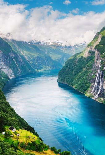 Norge geirangerfjorden