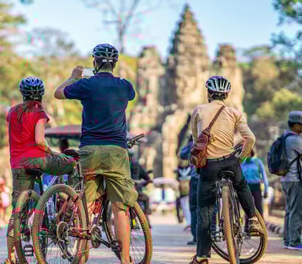 Cambodia, Siam Reap, Udflugt, Udforsk Angkor Wat på cykel