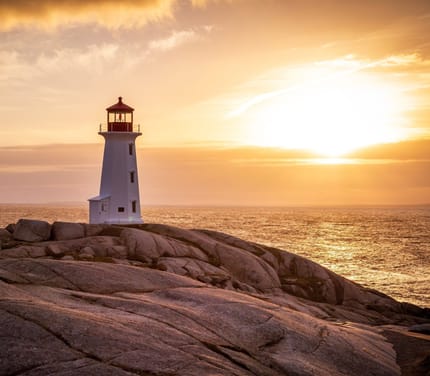 canada nova scotia halifax peggys cove fyrtaarn