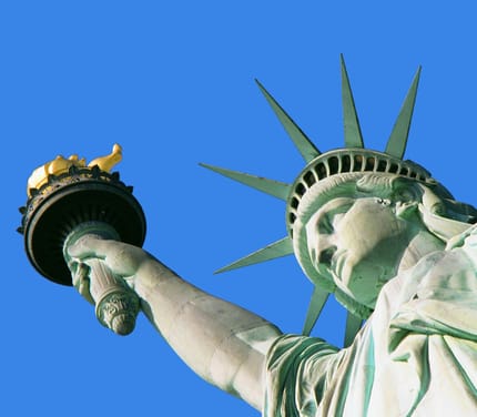 usa new york frihedsgudinden