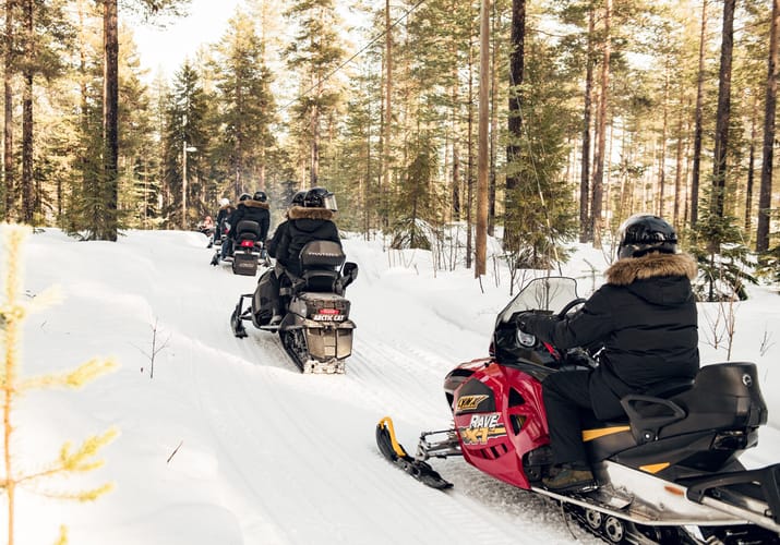 Sverige Lapland Arctic Bath Snowmobile Alexandjames