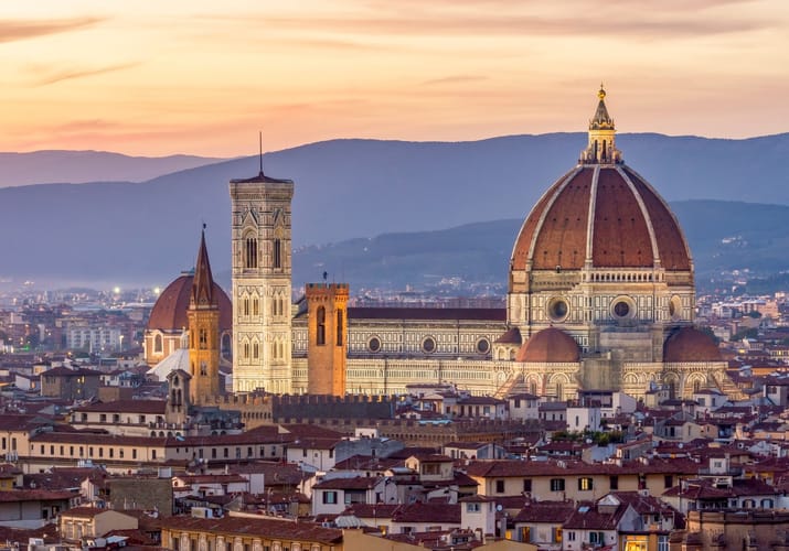 Domkirken Santa Maria del Fiore i Firenze, Toscana, Italien